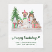 Begrotende dieren Dog Cat Puppy Kitten met Kerstmi (Voorkant)