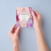 BEGROTING 16e verjaardag Glittery AGATE Sparkle In Flyer (Hand)