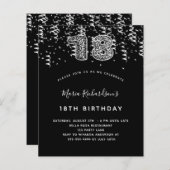 Begroting 18e verjaardag zwarte schierluipaard (Voorkant / Achterkant)