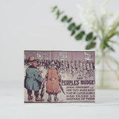 Begroting 1909 briefkaart (Staand voorkant)