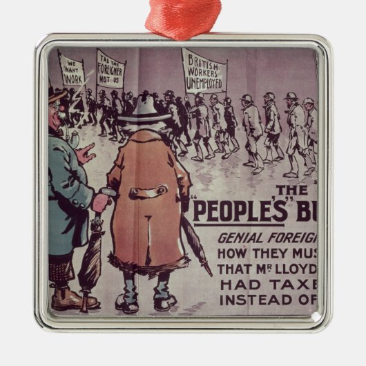 Begroting 1909 metalen ornament (Voorkant)