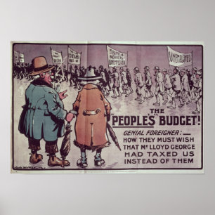 Begroting 1909 poster
