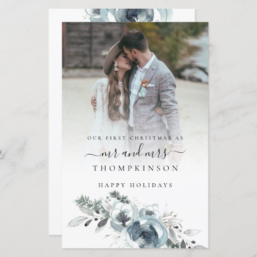 Begroting 1 kerstmis de heer Mrs Foto Foliage Holi (Voorkant / Achterkant)