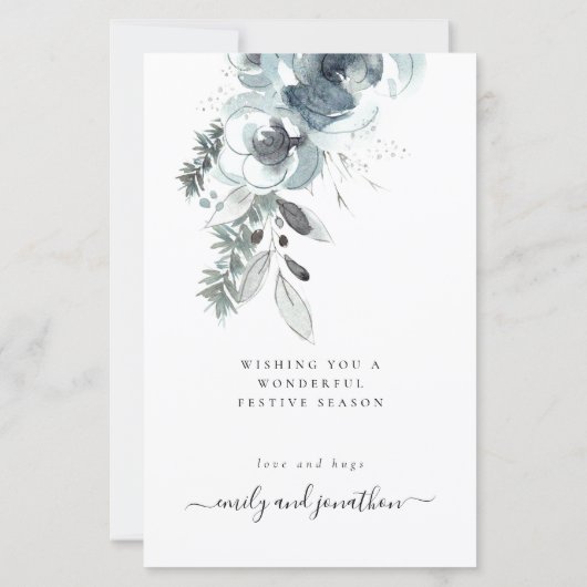 Begroting 1 kerstmis de heer Mrs Foto Foliage Holi (Achterkant)