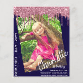 BEGROTING 1e verjaardag meisje van vandaag Foto ui (Voorkant)