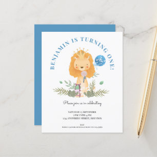 Begroting 1e verjaardag Uitnodiging van de Partij