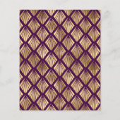 Begroting 2020:  deco Paars goudweddenschap (Achterkant)