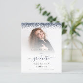 Begroting 2022 Afstudeerder Foto Blue Glitter Anno (Staand voorkant)