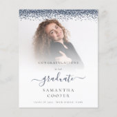 Begroting 2022 Afstudeerder Foto Blue Glitter Anno (Voorkant)