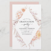 Begroting 2022 Afstuderen Boho Grafische roze woes (Voorkant / Achterkant)