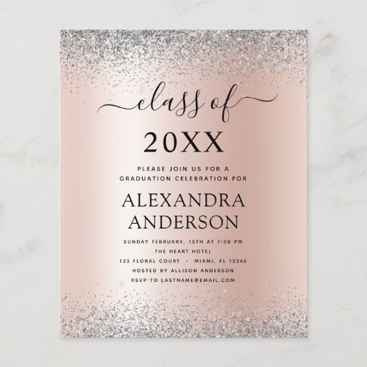 Begroting 2022 Afstuderen Roos Gold Pink Silver (Voorkant)