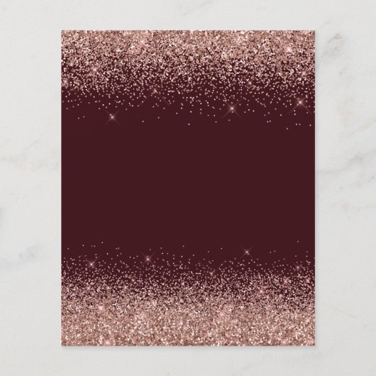 Begroting 2022 Afstuderen van Bourgogne Pink Glitt (Achterkant)