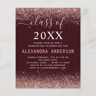 Begroting 2022 Afstuderen van Bourgogne Pink Glitt Flyer