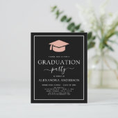 Begroting 2022: Graduation Party Blush Pink Black (Staand voorkant)