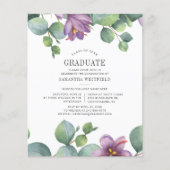 Begroting 2022 Groen Afstuderen Floral Greenery (Voorkant)