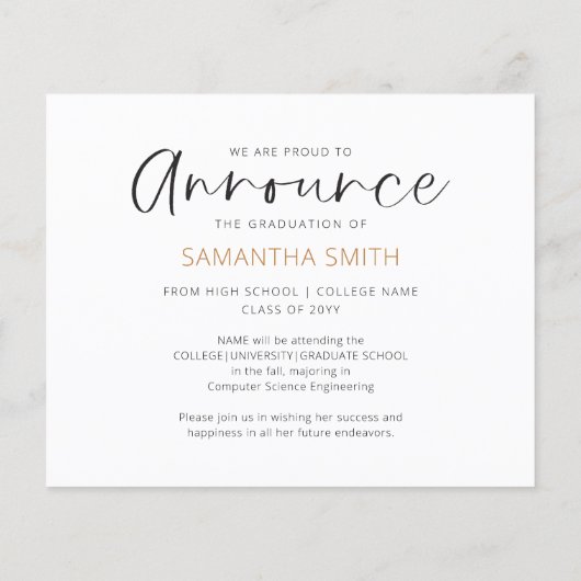 BEGROTING 2022 Hallo Moderne bekendmaking Flyer (Achterkant)