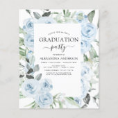 Begroting 2022 Stustblauw Afstuderen Floral (Voorkant)