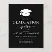 Begroting 2023 Afstuderen Foto Afbeelding Black Wh Flyer (Voorkant)