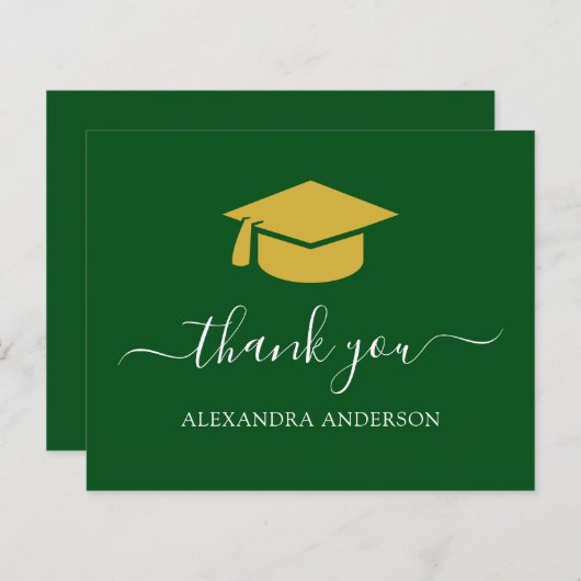 Begroting 2023 Afstuderen Hartelijk dank, groen go (Voorkant / Achterkant)