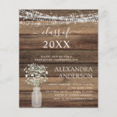 Begroting 2023 Afstuderen - Uitnodiging baby's Flyer (Voorkant)