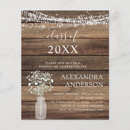 Begroting 2023 Afstuderen - Uitnodiging baby's Flyer (Voorkant)