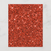 Begroting 2023 Agenda 12 Foto Red Glitter Kaart (Achterkant)