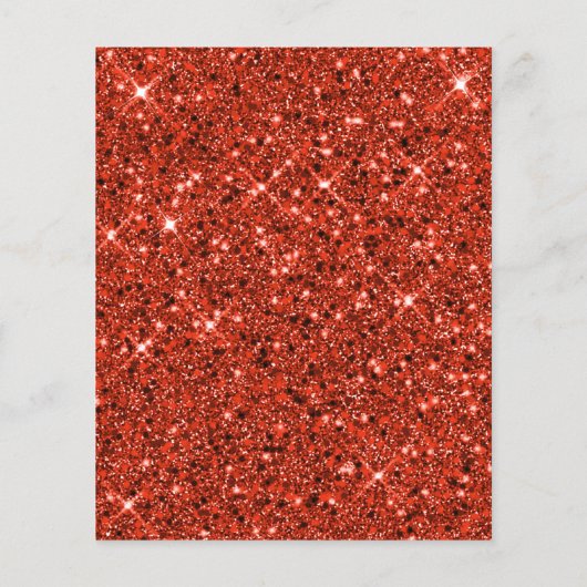 Begroting 2023 Agenda 12 Foto Red Glitter Kaart (Achterkant)