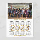 Begroting 2023 Agenda Business Modern Script Kaart (Voorkant)