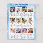 Begroting 2023 Agenda Moderne familie foto blauwe  (Voorkant)