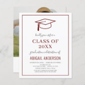 Begroting 2023 Eenvoudige Afstuderen fotouitnodigi (Voorkant / Achterkant)