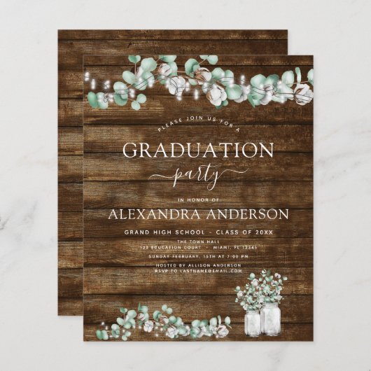 Begroting 2023 Eucalyptus Graduation Party (Voorkant / Achterkant)