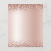 Begroting 2023 Graduation Party Glitter Blush Pink Flyer (Achterkant)