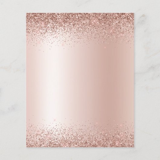 Begroting 2023 Graduation Party Glitter Blush Pink Flyer (Achterkant)