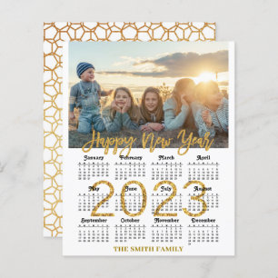 BEGROTING 2023 - Kalender - Moderne familiekaart -