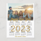 BEGROTING 2023 - Kalender - Moderne familiekaart - (Voorkant)