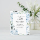 Begroting 2023 - Stustblauw Afstuderen - Floral Gr (Staand voorkant)