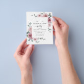 Begroting 2023 Stusty Roze Afstuderen Floral Flyer (Hand)