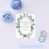 Begroting 2023 Tropisch Afstuderen Magnolia Floral Flyer (Enkel)