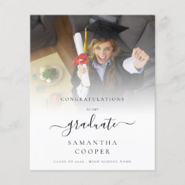 Begroting 2024 Gefeliciteerd Afstudeerder Foto Aan