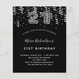 Begroting 21 e verjaardag zwarte schierluipaard