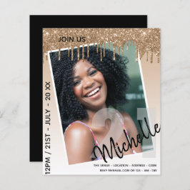 BEGROTING 21e verjaardag FOTO Drijvende glitter Ui