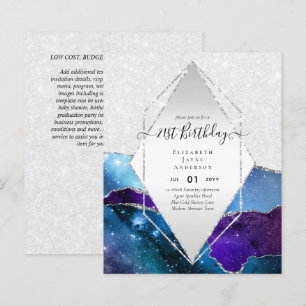 BEGROTING 21e verjaardag Glittery AGATE Sparkle In