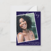 BEGROTING 21e verjaardag Nodig FOTO Keepomwille ui Notitiekaartje (Voorkant)