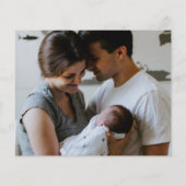 Begroting 2 Aankondiging van dubbele geboorte foto (Achterkant)