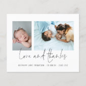 Begroting 2 Aankondiging van geboorte van Bedankt  (Voorkant)