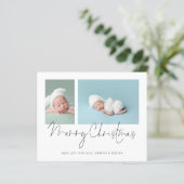 Begroting 2 Foto Collage Baby Eerste Kerstkerkerst (Staand voorkant)