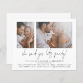 Begroting 2 Foto: ja, laat Verloving van de partij (Voorkant / Achterkant)