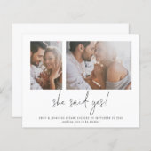 Begroting 2 Foto: ja Verloving kondigt aan (Voorkant / Achterkant)