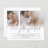 Begroting 2 Foto QR Code die gehitte bruiloft krij (Voorkant / Achterkant)