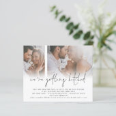 Begroting 2 Foto QR Code die gehitte bruiloft krij (Staand voorkant)